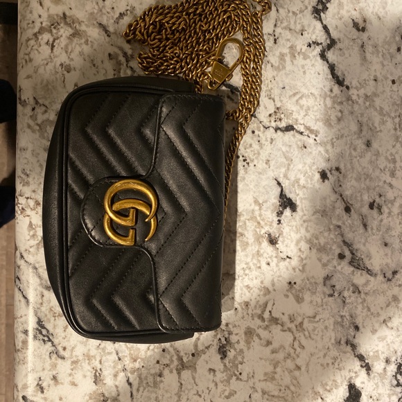 Gucci Handbags - Authentic mini gucci Marmont crossbody